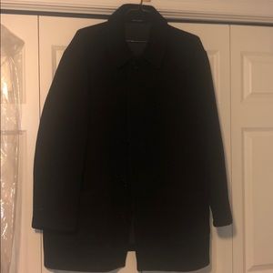 Brooks brothers charcoal wool pea coat